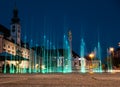 Fountain in Glavni Trg or The Main square in Maribor