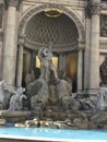 Fountain Of The God's Statue At Caesar's Palace
