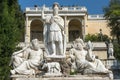 Fountain of the goddess of Rome in Rome Royalty Free Stock Photo