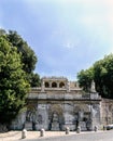 Fountain of the goddess of Rome Fontana della Dea di Roma seen