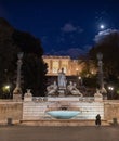 Fountain of the Goddess of Rome in Rome, Italy