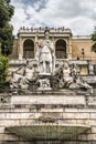 Fountain of the goddess of Rome Royalty Free Stock Photo