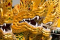 Fountain with Golden Dragons - Thailand