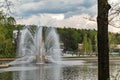 Fountain of Golden Ears on VDNH in Moscow