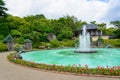 Fountain of Gora Park in Hakone, Kanagawa, Japan Royalty Free Stock Photo