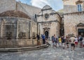 Fountain of Great Onofrio, Old Town of Dubrovnik, Croatia Royalty Free Stock Photo