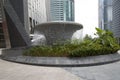 Fountain and group modern builings in Shenzhen Royalty Free Stock Photo