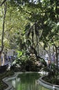 LIsbon, 18th july: Avenue Liberdade scene from Lisbon capital in Portugal