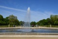 Fountain in Historical Castle and Park Charlottenburg in Spring, Berlin