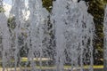 Fountain on a hot sunny day Royalty Free Stock Photo