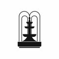 Fountain icon, simple style