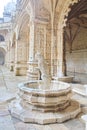 The fountain inside JerÃ³nimos Monastery, Lisbon, Portugal