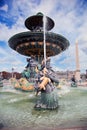 Fountain in Jardin des Tuileries Paris, France. Royalty Free Stock Photo