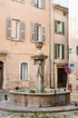 Fountain in the Jean Raynaud Square in Brignoles