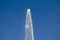 The fountain jet against the background of the sky Royalty Free Stock Photo