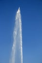 The fountain jet against the background of the sky Royalty Free Stock Photo