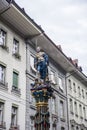 Fountain of Justice in the Old City of Bern, Switzerland Royalty Free Stock Photo