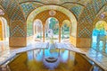 The fountain in Karim Khani Nook in Golestan, Tehran Royalty Free Stock Photo