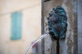 Fountain ,in L`isle sur la sorgue ,provence France Royalty Free Stock Photo