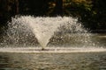 Fountian in Aberdare park lake