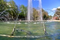 Fountain in the Lenin Square in Pyatigorsk, Russia