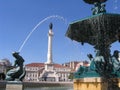 Fountain - Lisbon Royalty Free Stock Photo
