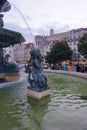 Fountain in a Lisbon square