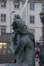 Fountain in a Lisbon square