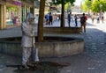 Freiburg Fribourg, Switzerland - September 3, 2019: A view of the Crying Lady Fountain