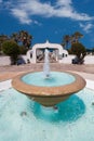 Fountain at luxury Summer resort, Kallithea, Rhodes island