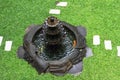 Fountain made from artificial stones