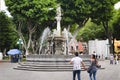 Puebla, Mexico Fountain Royalty Free Stock Photo