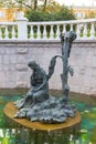 Fountain on the Manege Square with sculptures of heroes of Russian tales.