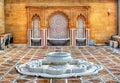 Fountain at the Mausoleum of Mohammed V in Rabat, Morocco Royalty Free Stock Photo