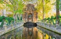 Fountain Medici in luxembourg garden in Paris Royalty Free Stock Photo