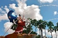 Fountain, Mickey Mouse, Value Hotels in Orlando, Florida