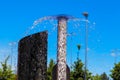 Fountain in modern style Royalty Free Stock Photo