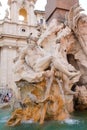 fountain monument on Piazza Navona in Rome