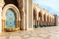Fountain at the mosque Hassan second, Casablanca, Morocco Royalty Free Stock Photo
