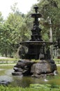 Fountain of the Muses, botanical garden, Rio de Janeiro, Brazil. Royalty Free Stock Photo