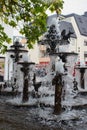 Fountain with mythical creatures in Neustadt