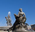 The Fountain of the Naiads on Piazza della Repubblica Royalty Free Stock Photo