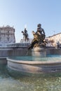 The Fountain of the Naiads on Piazza della Repubblica Royalty Free Stock Photo