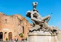 The fountain of the Naiads on Piazza della Repubblica in Rome