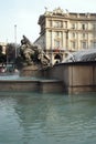 Fountain of the Naiads in Piazza della Repubblica in Rome, Italy Royalty Free Stock Photo