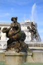 The Fountain of the Naiads in Rome, Italy Royalty Free Stock Photo