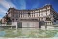 The Fountain of the Naiads in Rome, Italy, located at the centre of the Piazza della Repubblica on the Viminal Hill Royalty Free Stock Photo