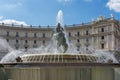 Fountain of the Naiads on Square of the Republic in Rome, Italy