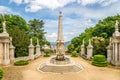 Fountain near Sanctuary of Our Lady of Remedios in Lamego ,Portugal