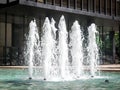 The fountain near the Seagram Building in New York Royalty Free Stock Photo